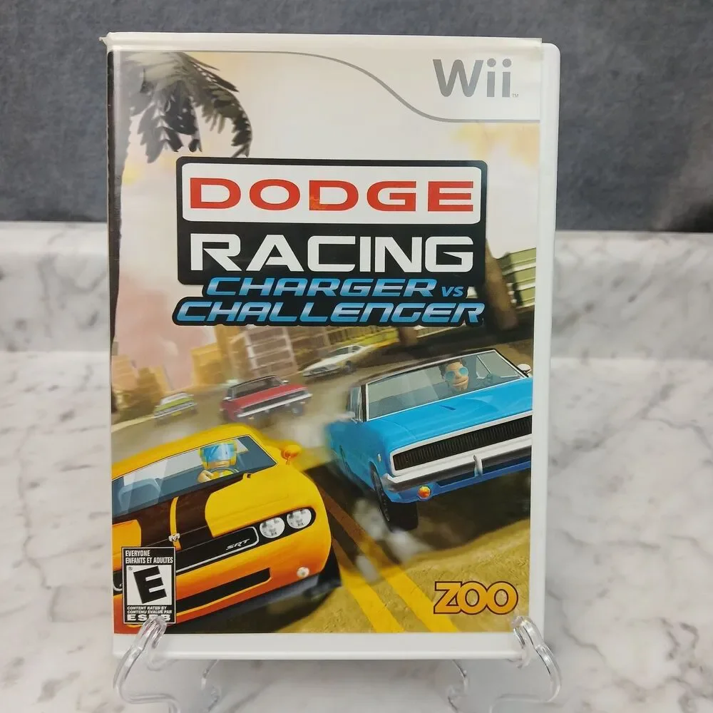 Dodge Racing Charger vs Challenger Wii Video Game Muscle Car Race